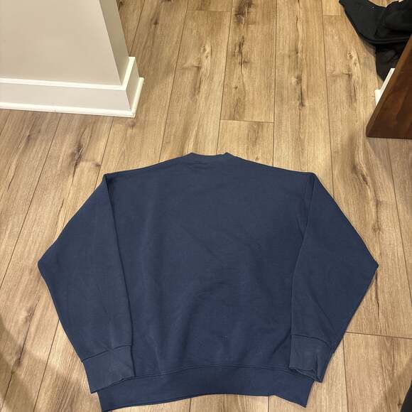 Nike Air Jordan Crewneck Sweatshirt Size XL Gray White Patch Jumpman Streetwear - Picture 5 of 5